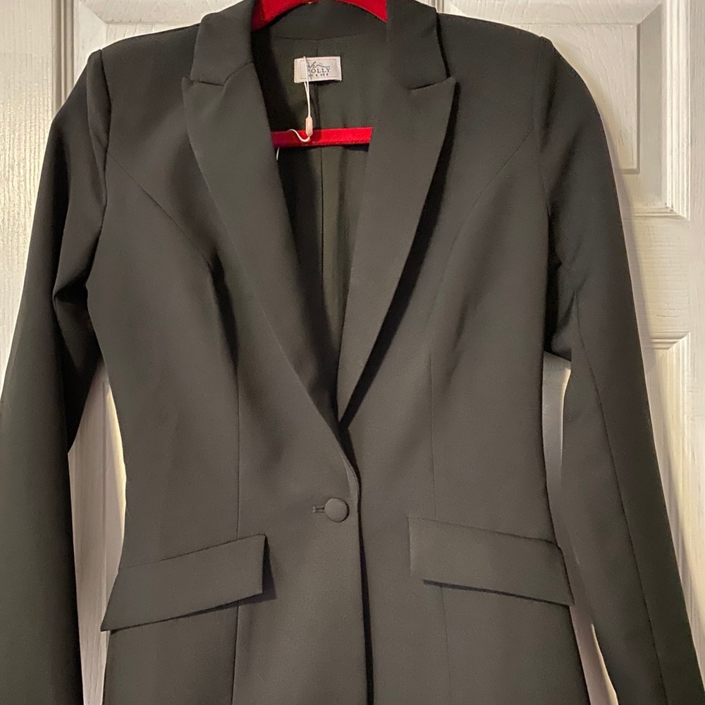 Oh Polly blazer size 2 black